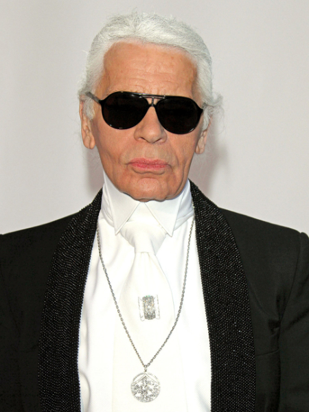 Karl Lagerfeld, guest editor per un giorno per la rivista Metro