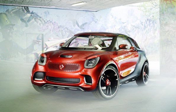 Konzeptfahrzeug smart forstars